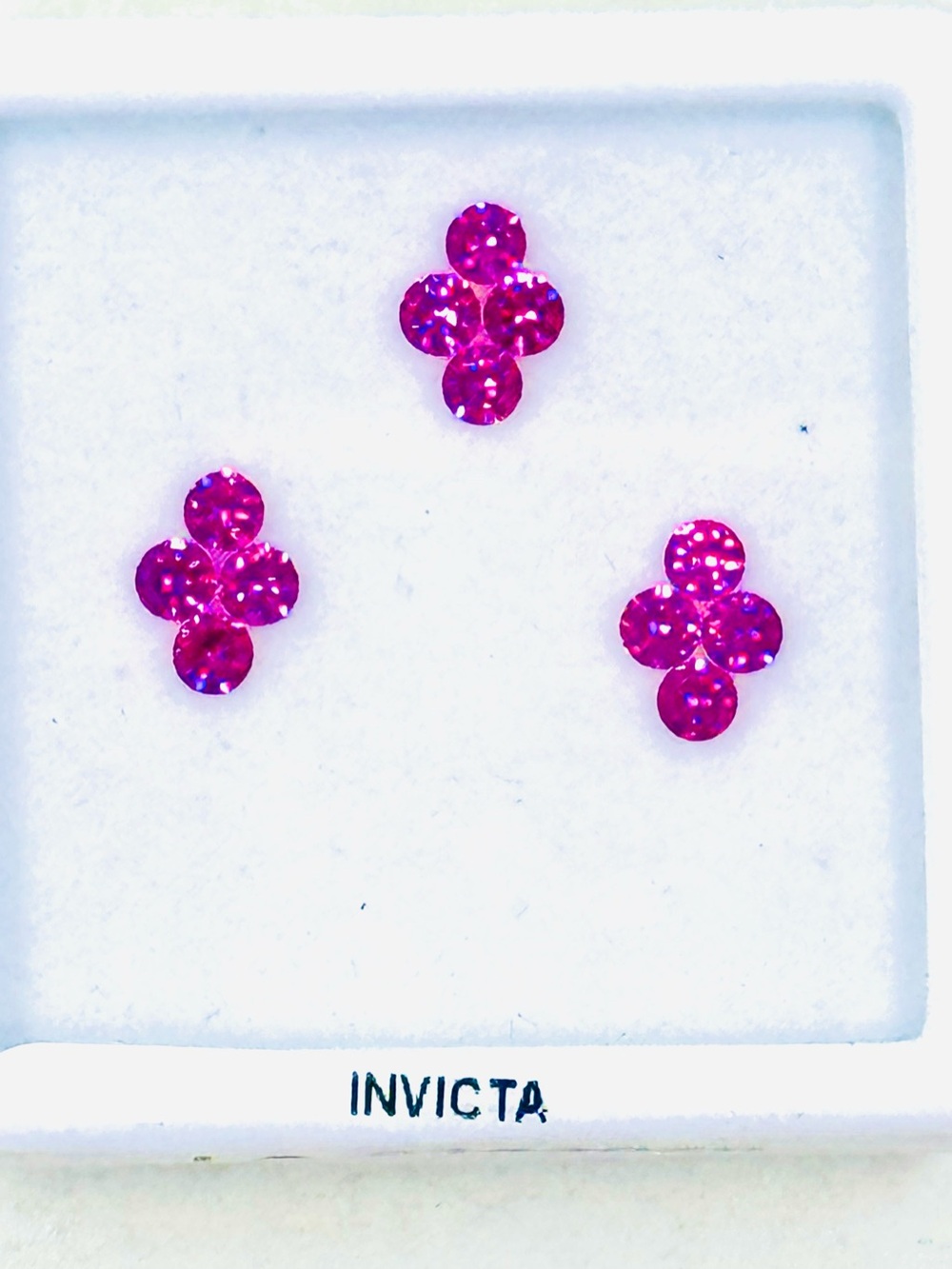 1.62 TCW Round Loose Ruby 12 Piece Parcel LGR MSRP $810 INVICTA NWT